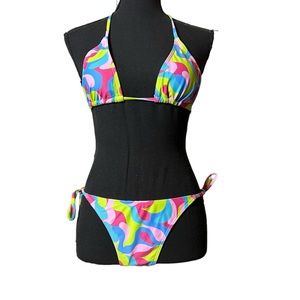 Multicolor bikini size M new no tags size M.  A5